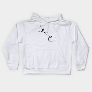 Dancer reaching Kids Hoodie